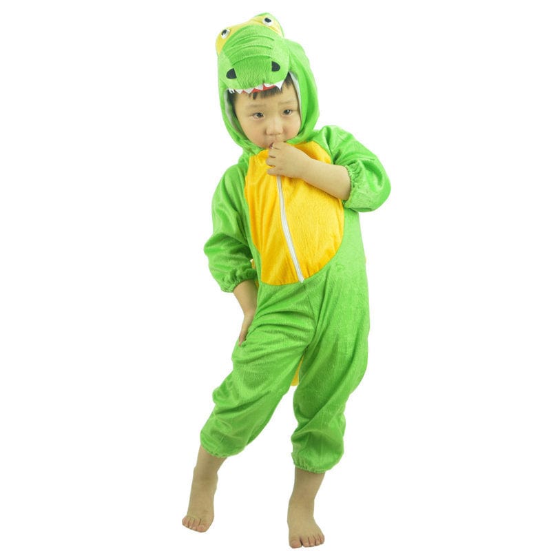 Déguisement Dinosaure Verte Enfant Cosplay