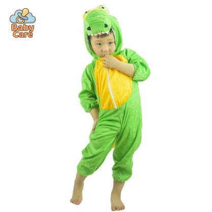 Déguisement Dinosaure Verte Enfant Cosplay