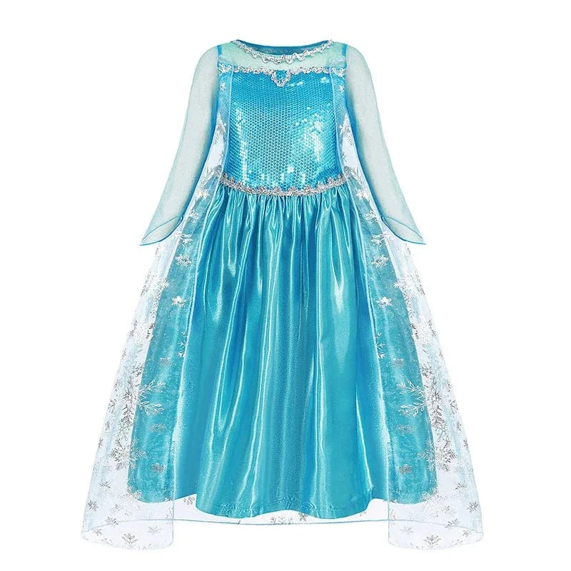 Déguisement Princesse Robe Elsa Anna Fille