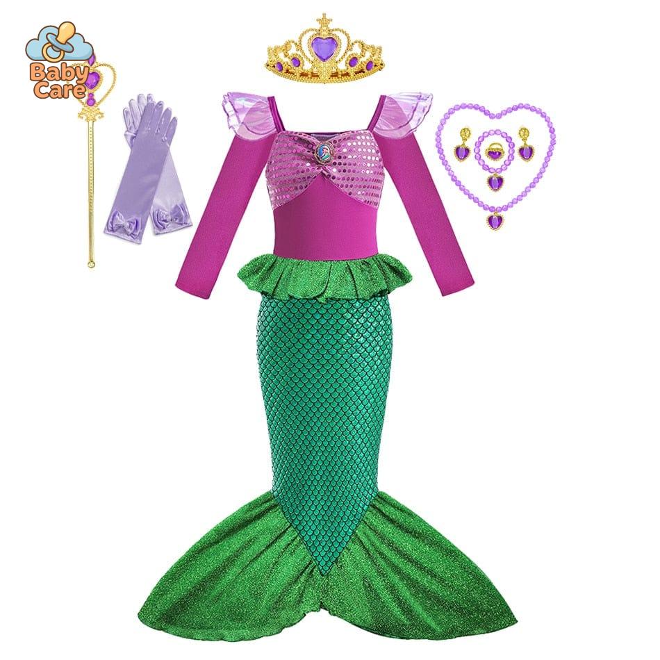 Déguisement ariel bébé et enfant