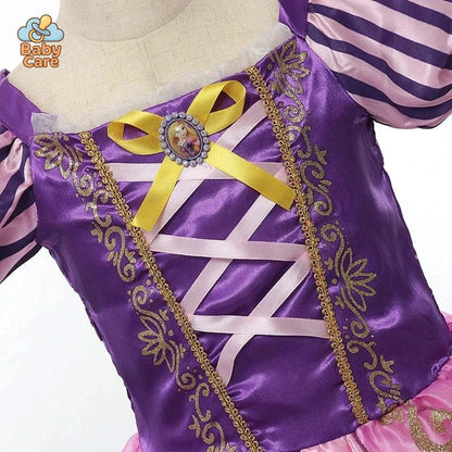 Déguisement Princesse Enfant Raiponce Costume Violet