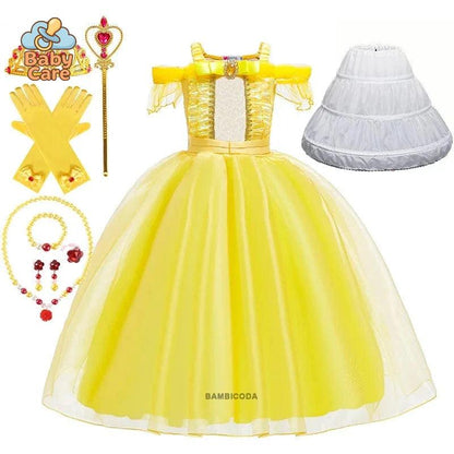 Déguisement Princesse Belle Enfant avec Accessoires