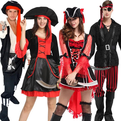 Déguisement pirate homme et femme costume halloween carnaval