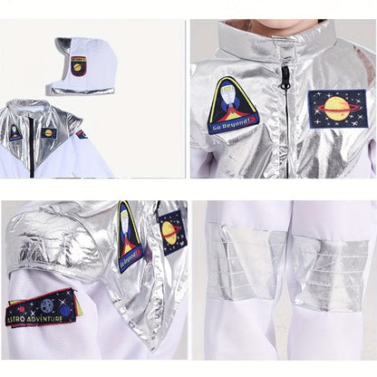 Costume d'Astronaute Enfant avec Casque Brillant