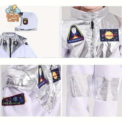 Costume d'Astronaute Enfant avec Casque Brillant