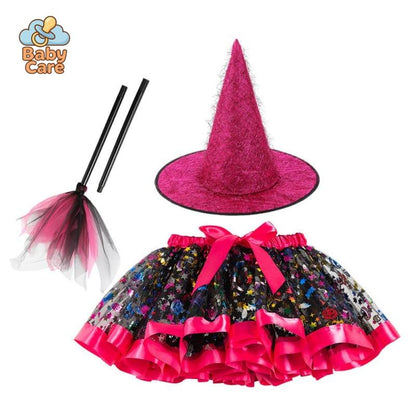 Déguisement de Sorcière Enfant avec Chapeau