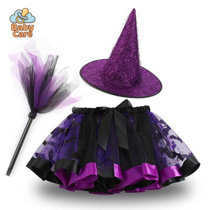 Déguisement de Sorcière Enfant avec Chapeau