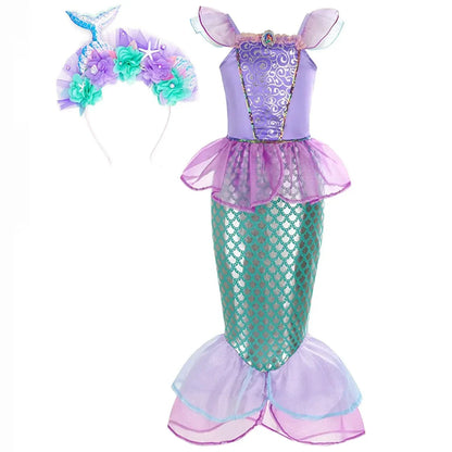 Déguisement Princesse Ariel Enfant Costume Anniversaire