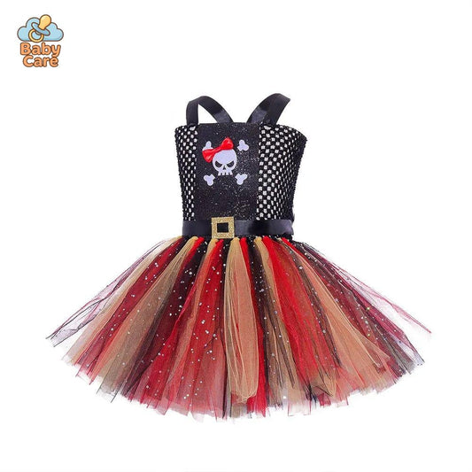 Déguisement robe pirate fillette halloween carnaval