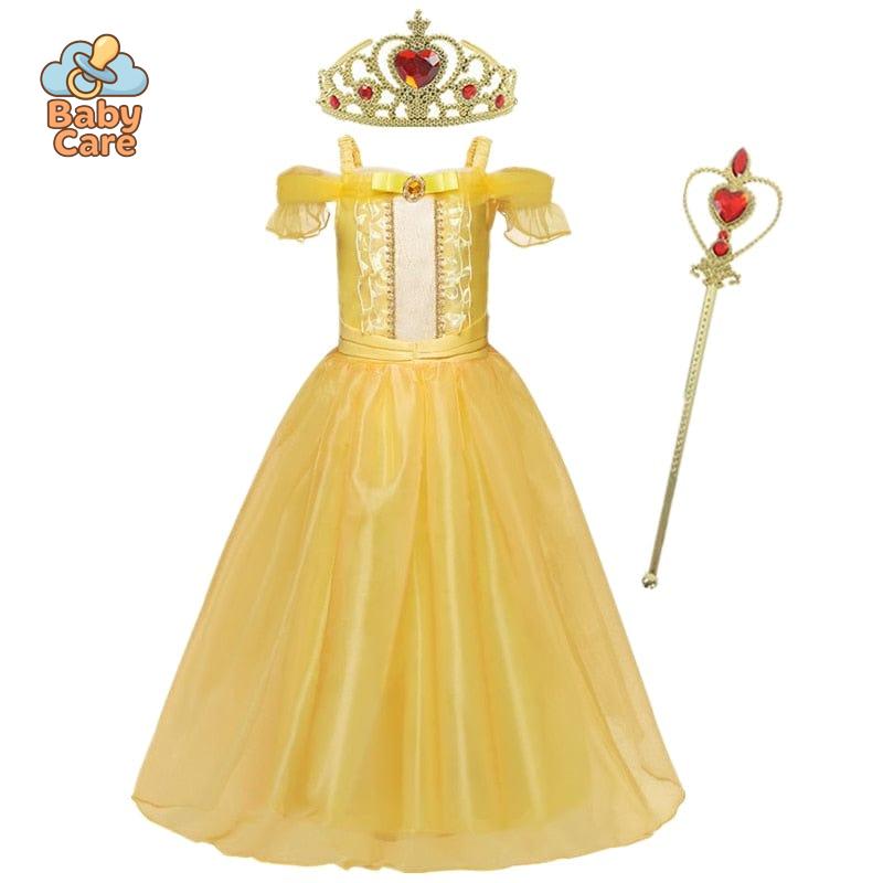 Déguisement princesse carnaval 4 à 10 ans