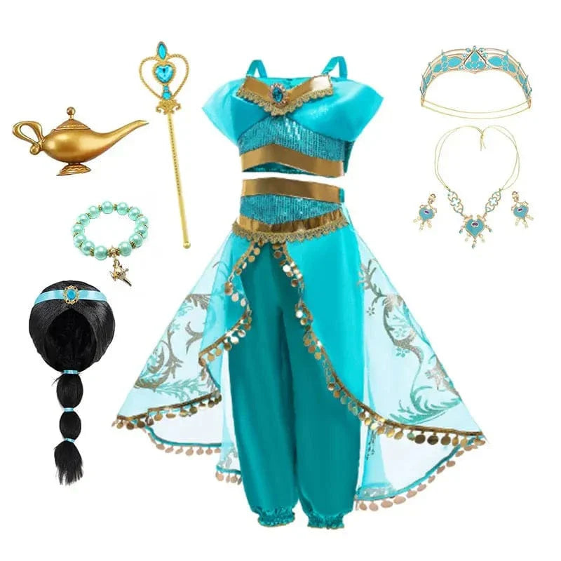 Déguisement Princesse Jasmine Fille Luxe