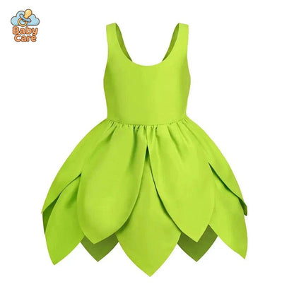 Déguisement fée Clochette Robe Verte Féérique Enfant