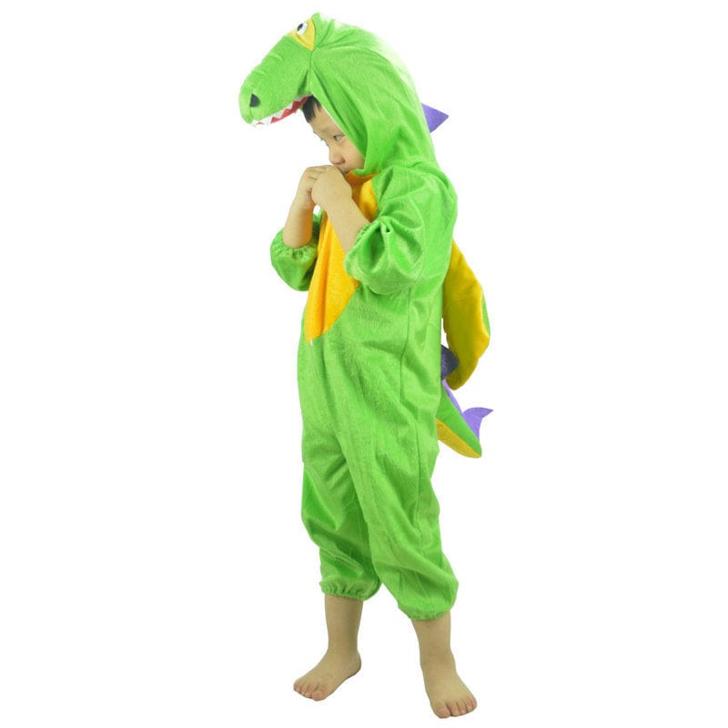 Déguisement Dinosaure Verte Enfant Cosplay