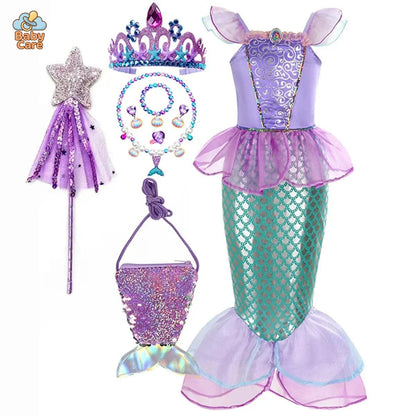 Déguisement Princesse Sirène Ariel Enfant Cosplay Féérique