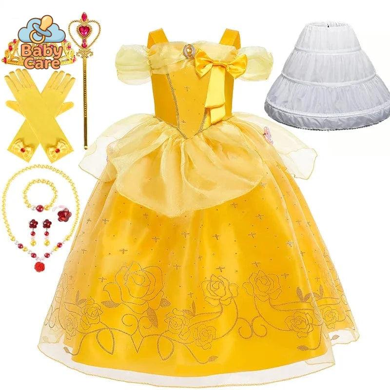Déguisement Princesse Belle Enfant avec Accessoires