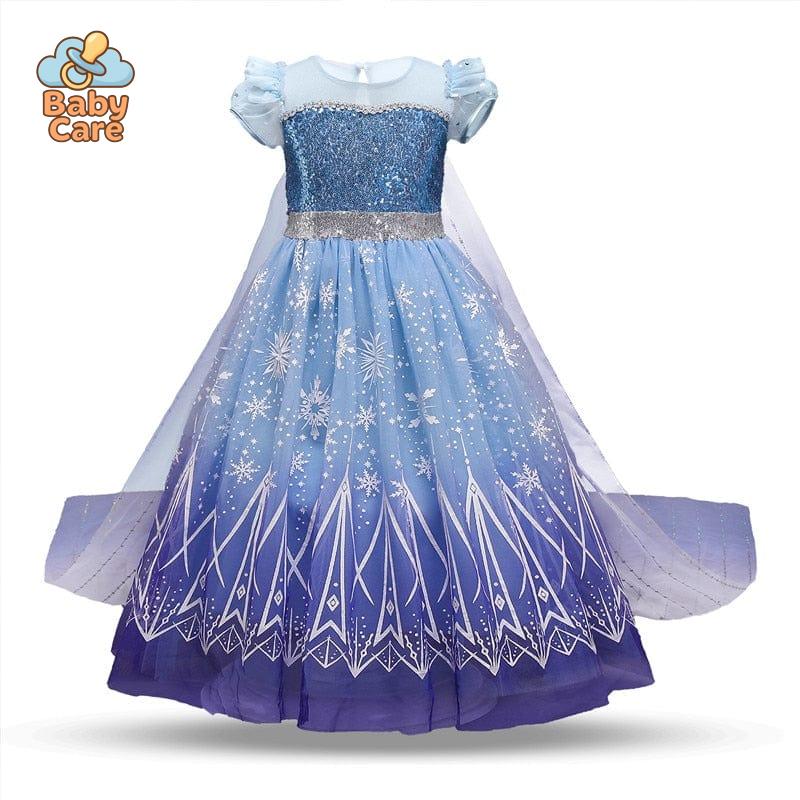 Déguisement princesse carnaval 4 à 10 ans