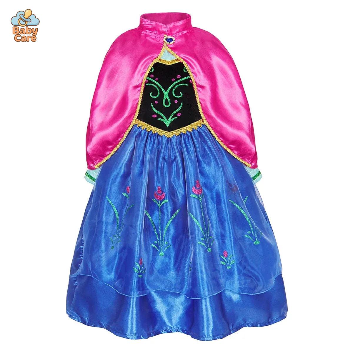 Déguisement Princesse Robe Elsa Anna Fille