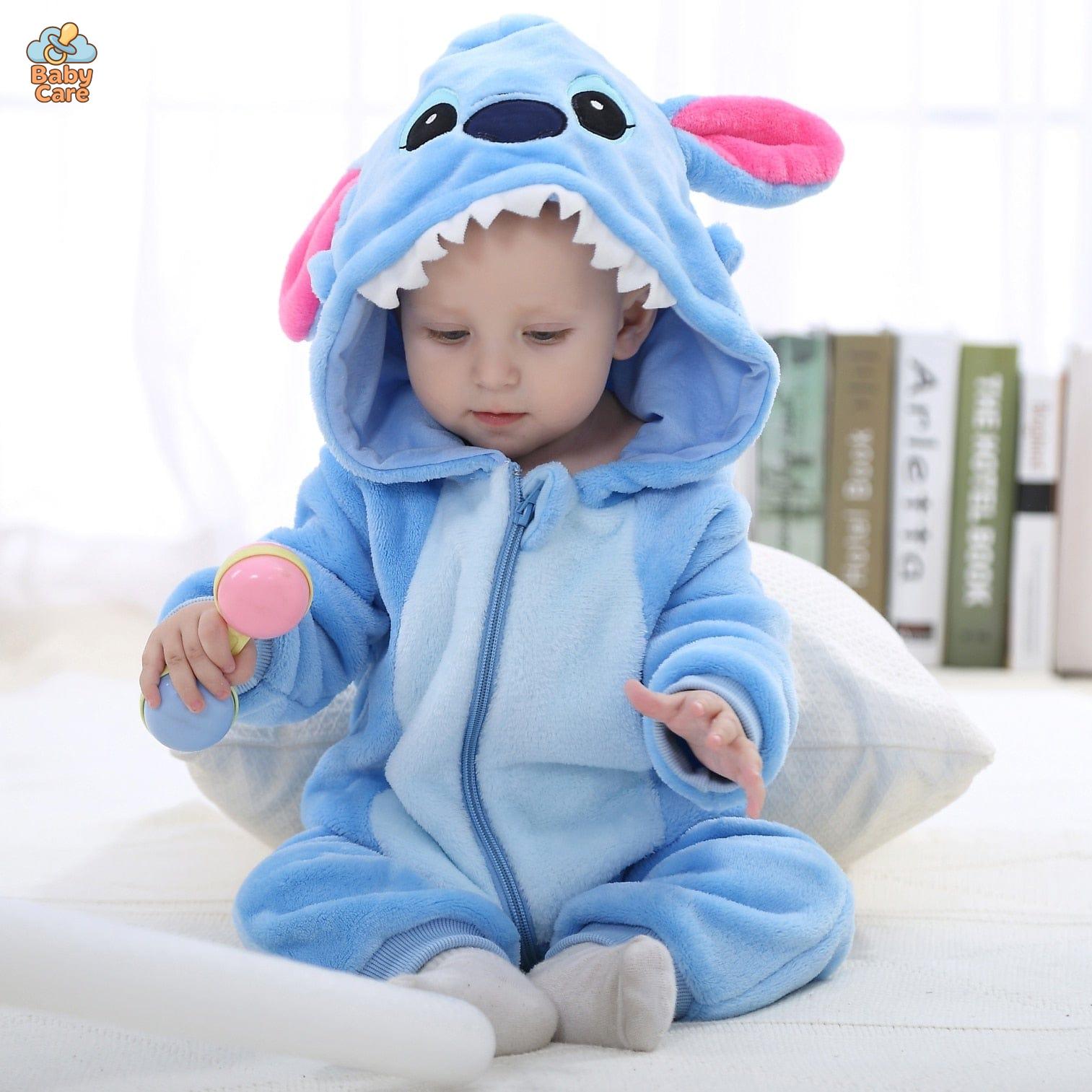 Grenouillère déguisement animaux bébé