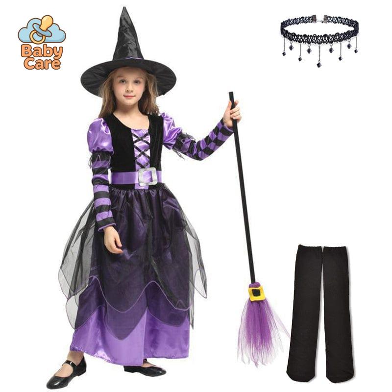 Déguisement de Sorcière Enfant avec Accessoires