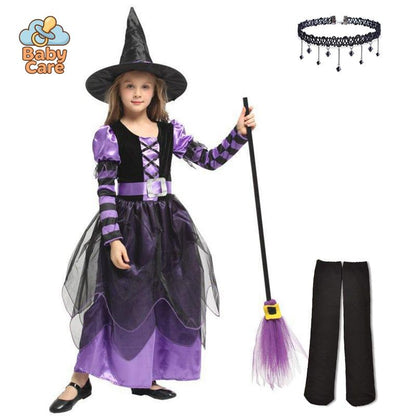 Déguisement de Sorcière Enfant avec Accessoires