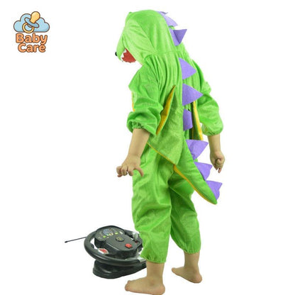 Déguisement Dinosaure Verte Enfant Cosplay