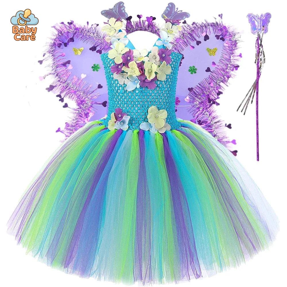 Déguisement fée Papillon Fille Tutu Magique