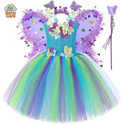 Déguisement fée Papillon Fille Tutu Magique