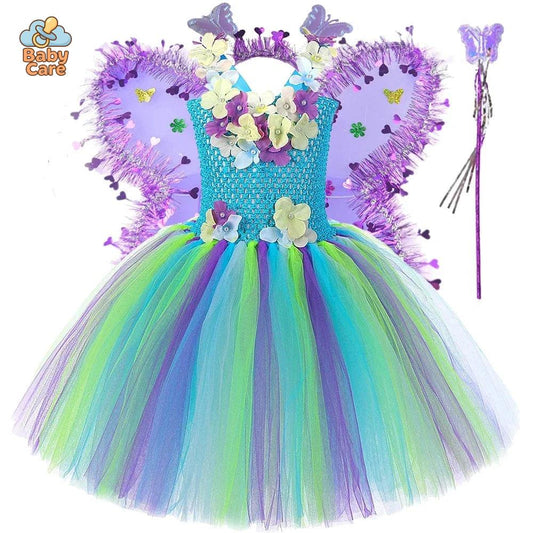 Déguisement fée Papillon Fille Tutu Magique