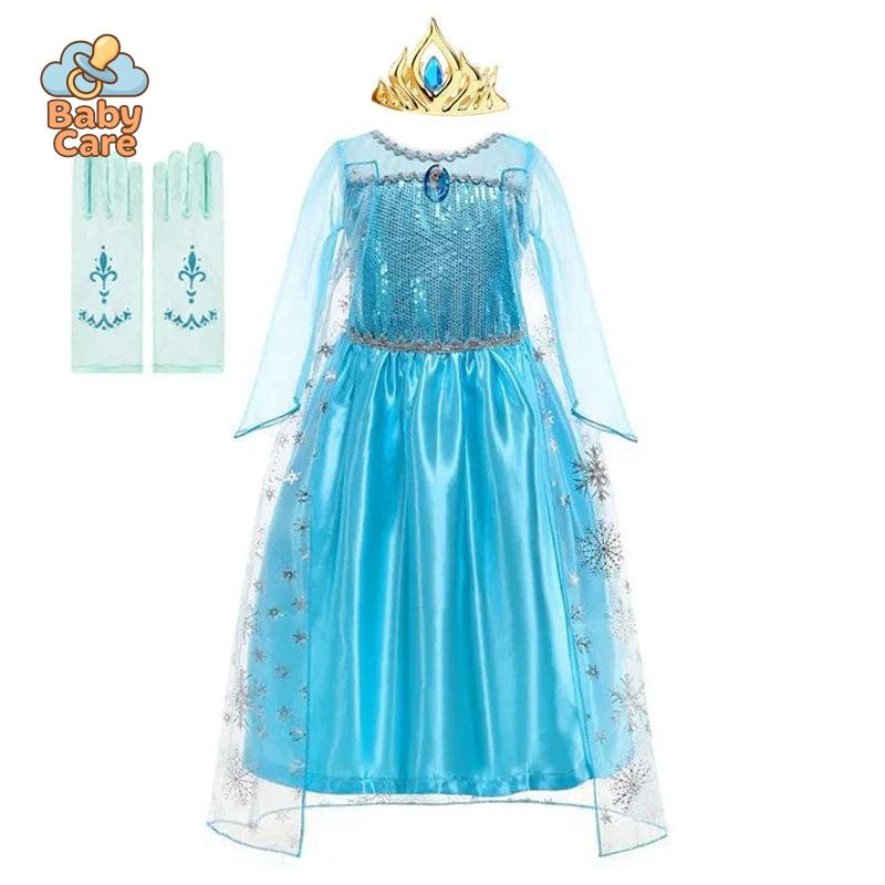 Déguisement Princesse Elsa Enfant Déguisement Bleu