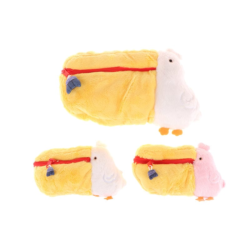 Trousse kawaii pelican en peluche