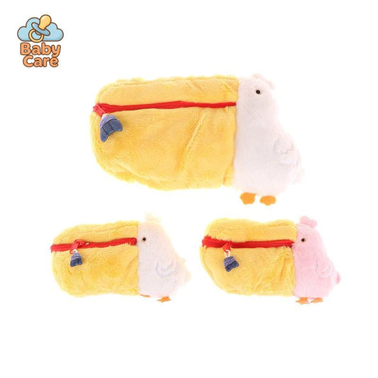 Trousse kawaii pelican en peluche