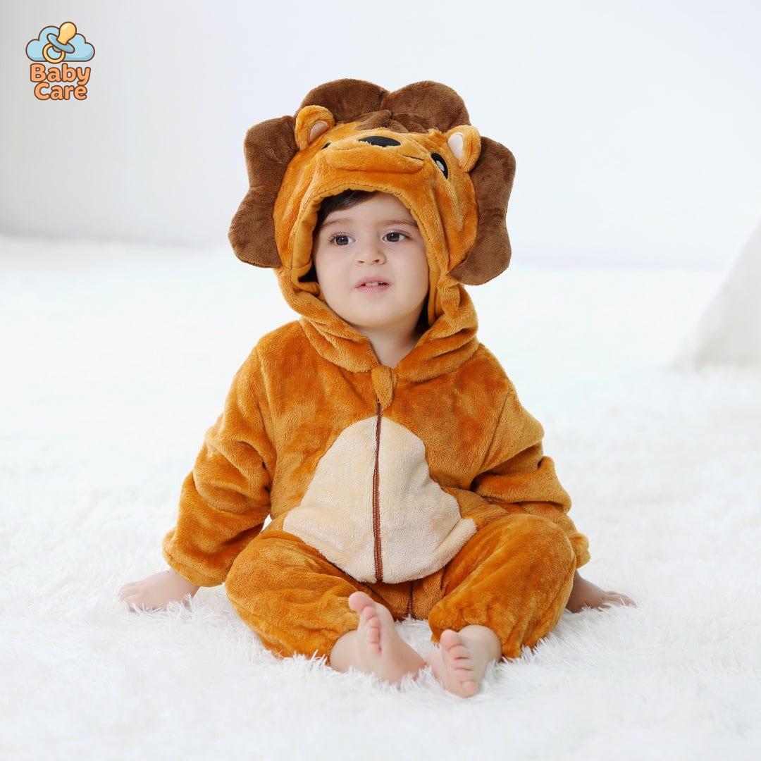 Déguisement Lion Bébé à Capuche Douce