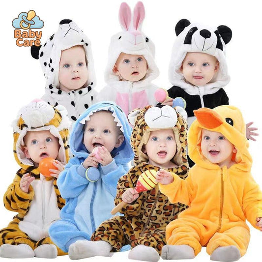 Grenouillère déguisement animaux bébé