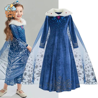 Déguisement Princesse Robe Elsa Anna Fille