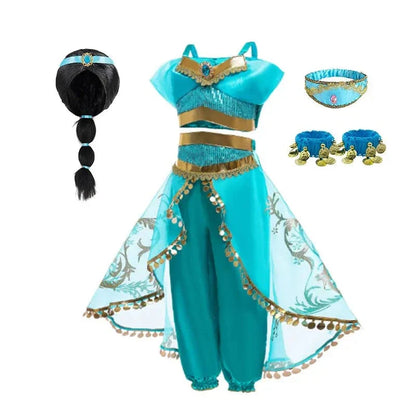 Déguisement Princesse Jasmine Fille Luxe