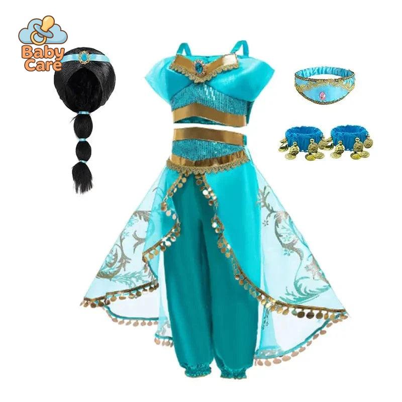 Déguisement Princesse Jasmine Fille Luxe