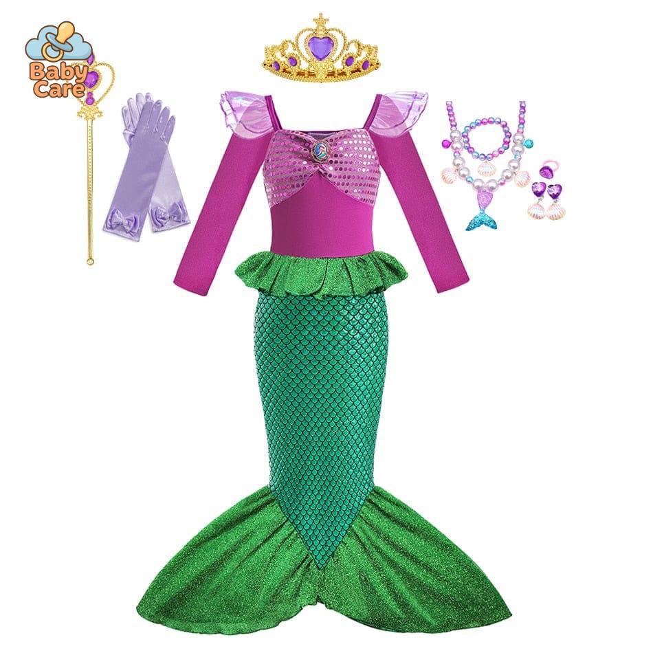 Déguisement ariel bébé et enfant