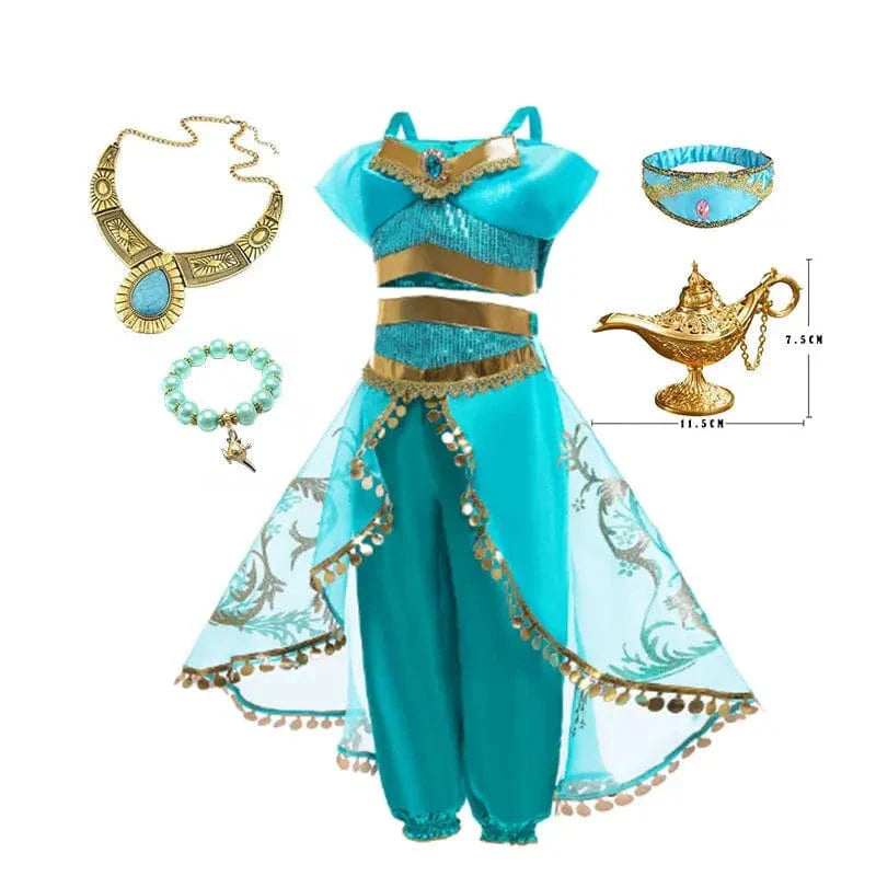 Déguisement Princesse Jasmine Fille Luxe