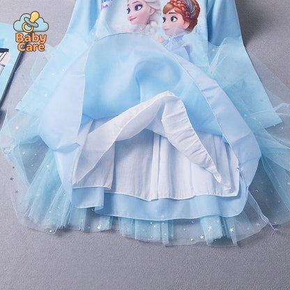 Déguisement reine des neiges avec accessoires
