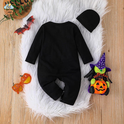Déguisement bébé halloween squelette avec bonnet
