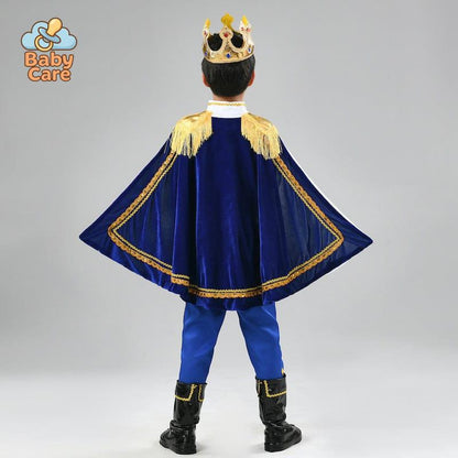 Déguisement roi Enfant Rouge avec Cape