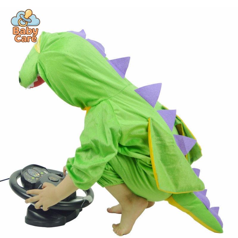 Déguisement Dinosaure Verte Enfant Cosplay