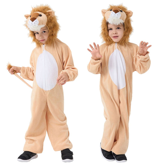 Déguisement Lion Enfant Combinaison Velours