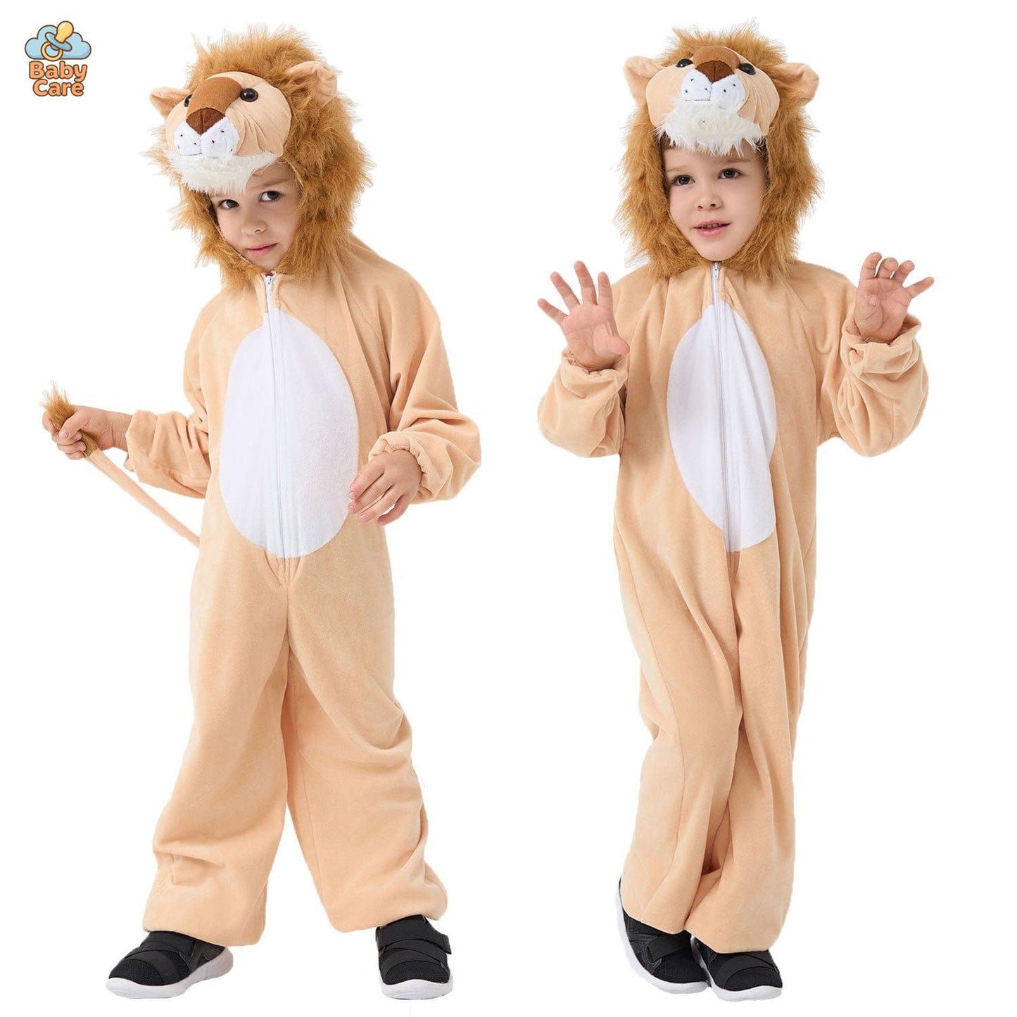 Déguisement Lion Enfant Combinaison Velours