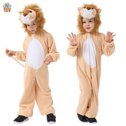 Déguisement Lion Enfant Combinaison Velours