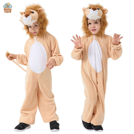Déguisement Lion Enfant Combinaison Velours
