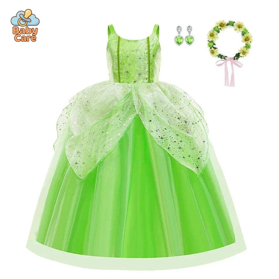 Déguisement fée Princesse Verte pour Enfant