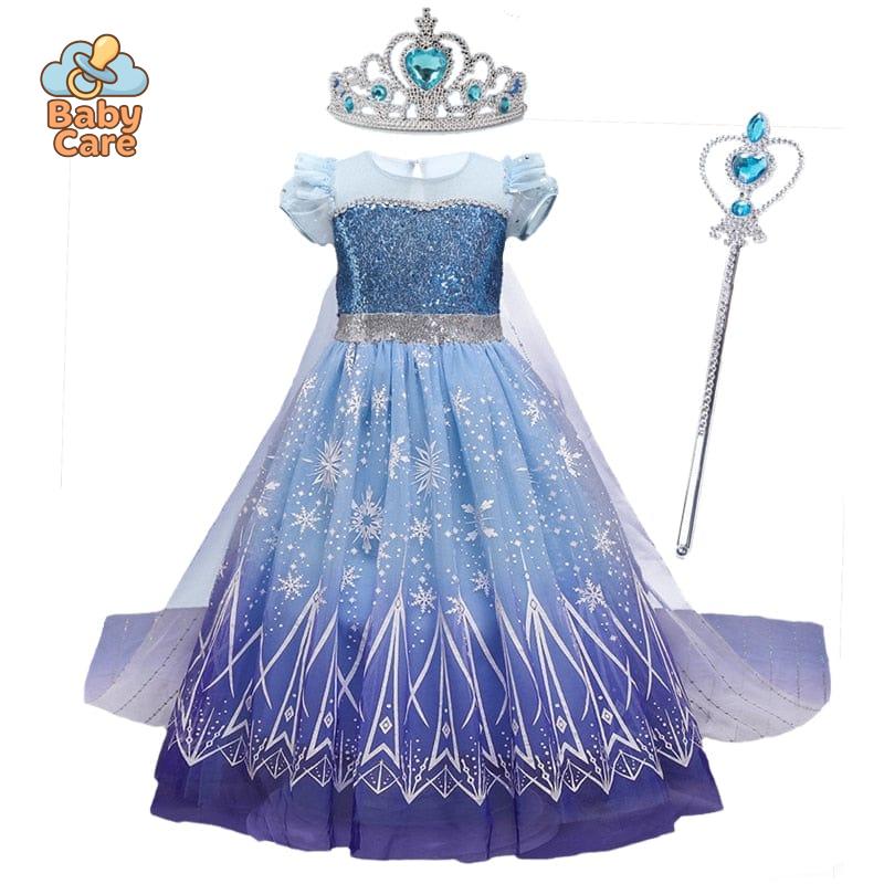 Déguisement princesse carnaval 4 à 10 ans