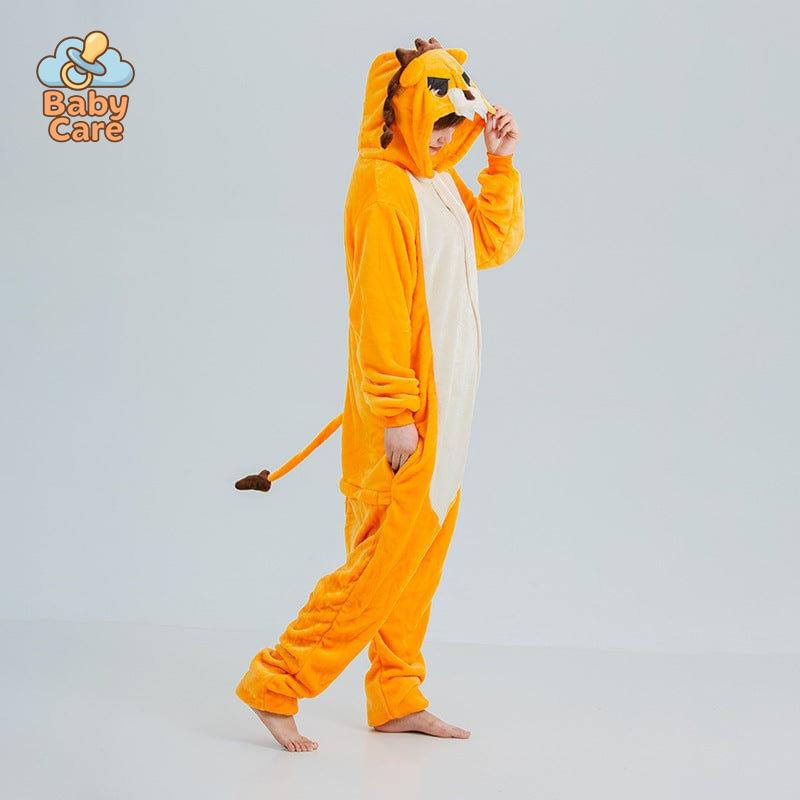 Déguisement lion Pyjama Douillet Unisexe en Polaire
