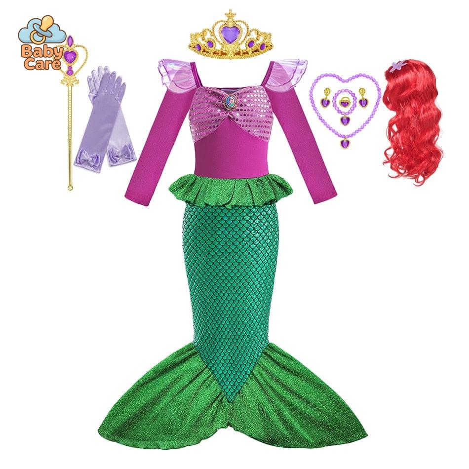 Déguisement ariel bébé et enfant